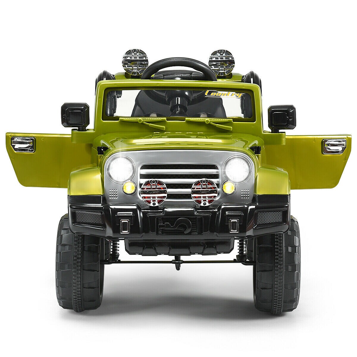 Electric Kids Ride On 12V Truck Car Green/ Black/ Camouflage