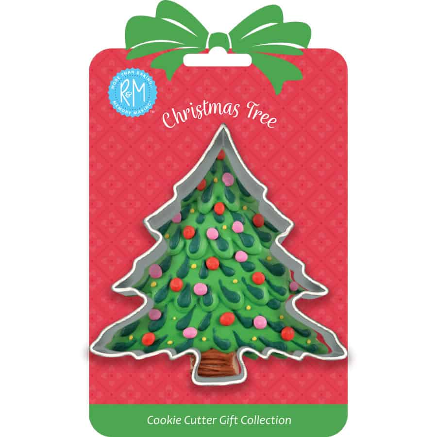 Christmas Tree Cookie Cutter 3.5&#x22; Carded