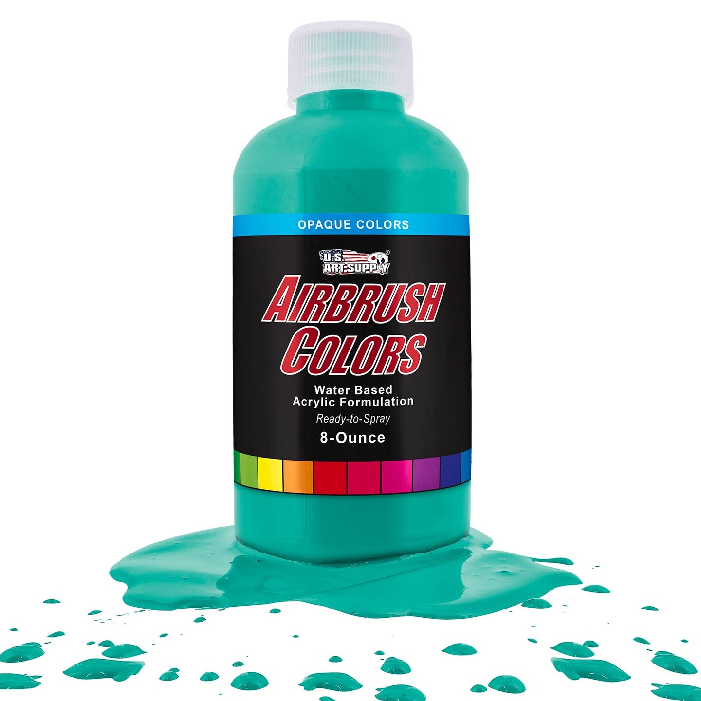 Aqua Blue, Opaque Acrylic Airbrush Paint, 8 oz. Airbrushing Michaels