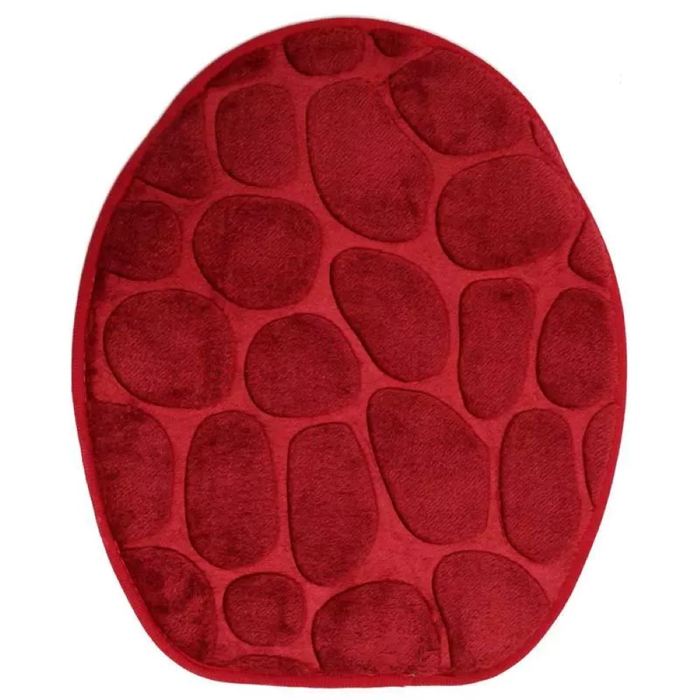Kitcheniva U-Shape Non Slip Pedestal Bathroom Rug 3 Pcs