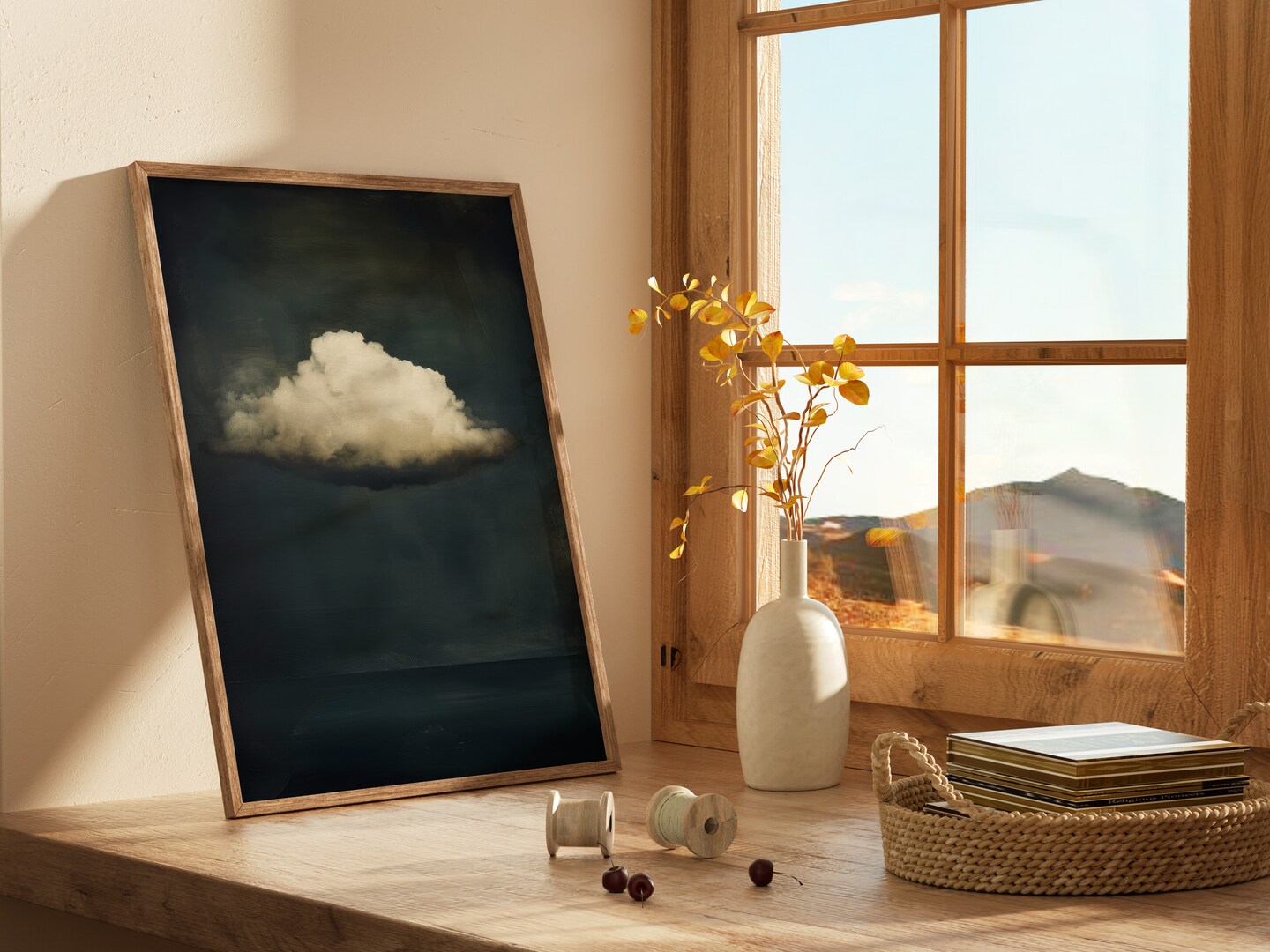 Still life Print on Canvas good , Floating Frame Option, Modern Wall Art, Extra Large Canvas Wall Art