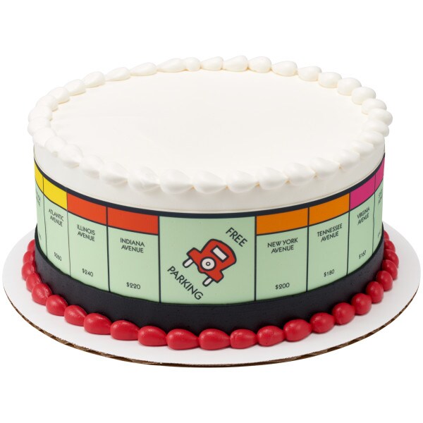 Hasbro Monopoly Let&#x27;s Play! Edible Cake Topper Image Strips