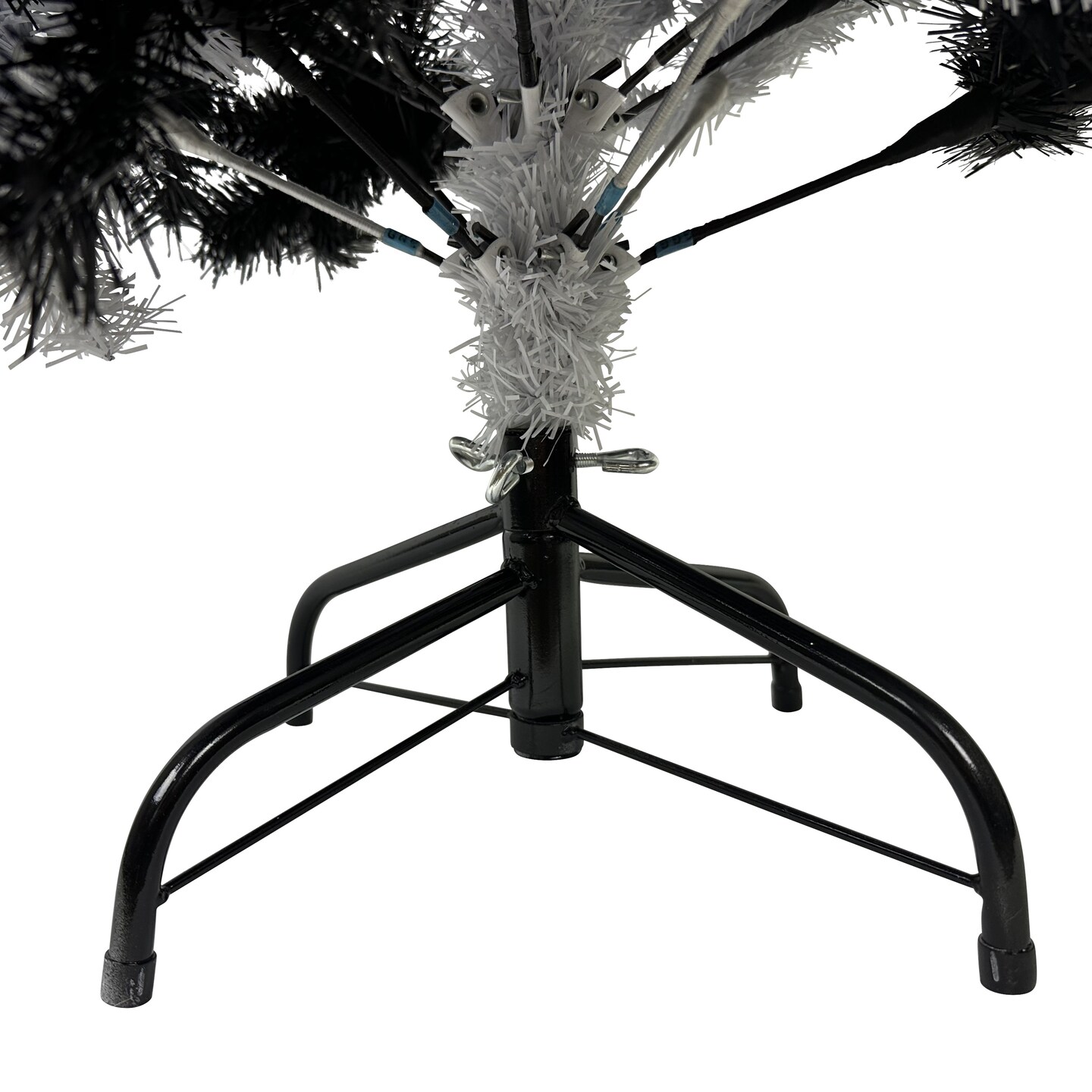Tree Buddees Black and White Swirl Halloween Tree - Unique Christmas Tree 4 Feet Tall Decoration
