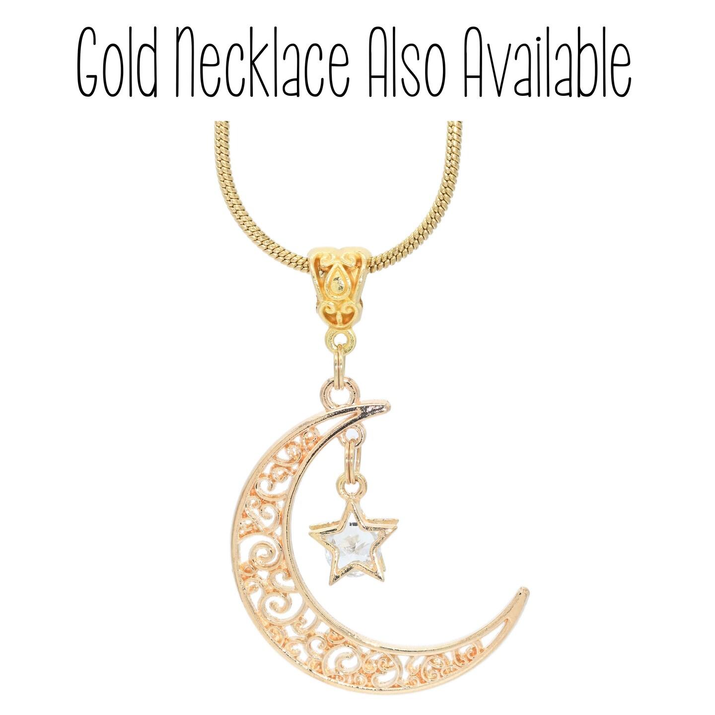 Moon and Star Keychain • Patterned Moon Charm • Swivel Keyring and