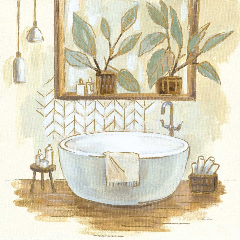 Sage Bathroom I by Silvia Vassileva - Item # VARPDX66077