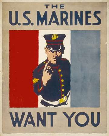 The U.S. Marines Want You, 1914/1918 Poster Print by Charles Buckles Falls - Item # VARPDX467910