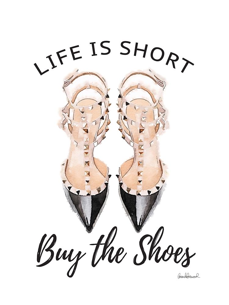 Buy the Shoes II Poster Print by Amanda Greenwood # AGD115527
