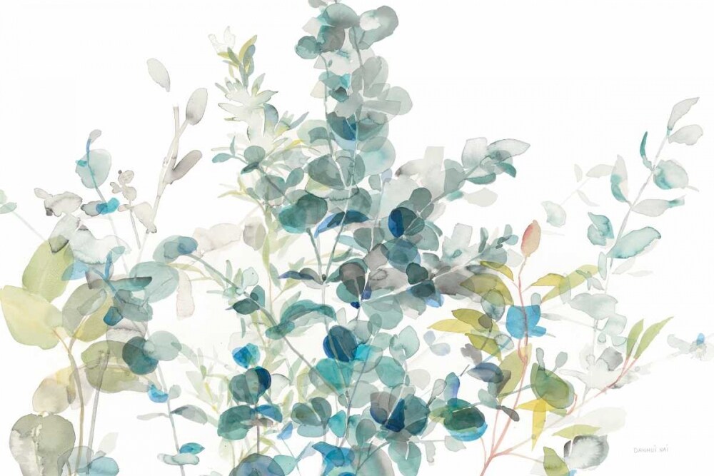 Eucalyptus I White Crop Poster Print by Danhui Nai - Item # VARPDX35489