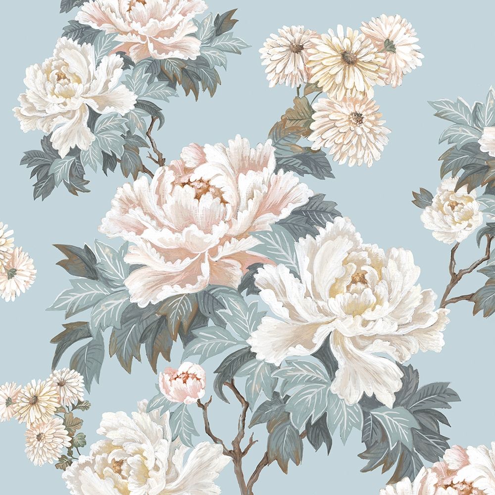 Chinese Silk I Poster Print by Eva Watts # EW517A