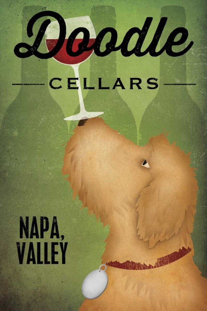 Doodle Wine II Poster Print by Ryan Fowler - Item # VARPDX19959