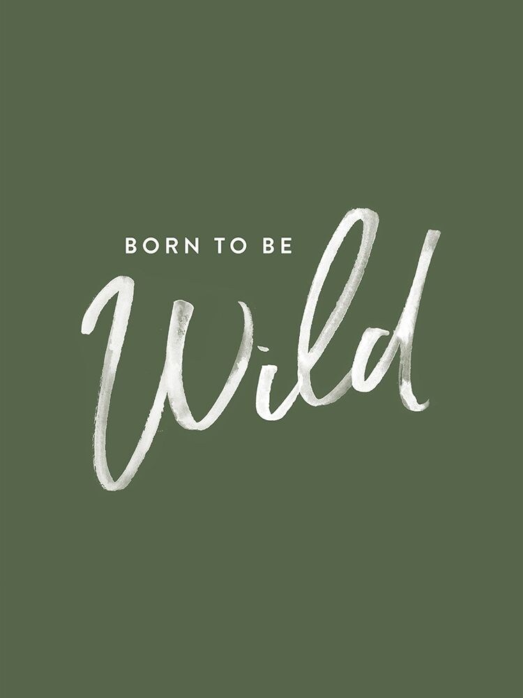 Born to be Wild Poster Poster Print by Urban Road Urban Road # URP621