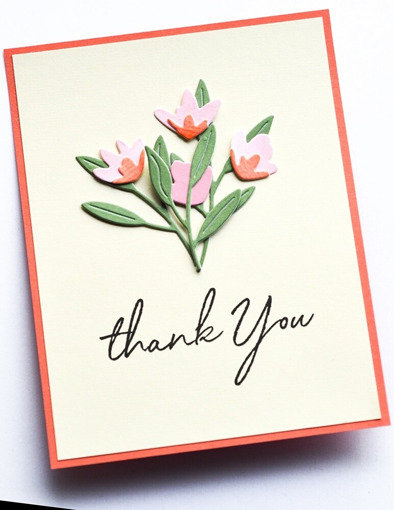 Birch press designs dies tiny tuft flowers leaves contour layer