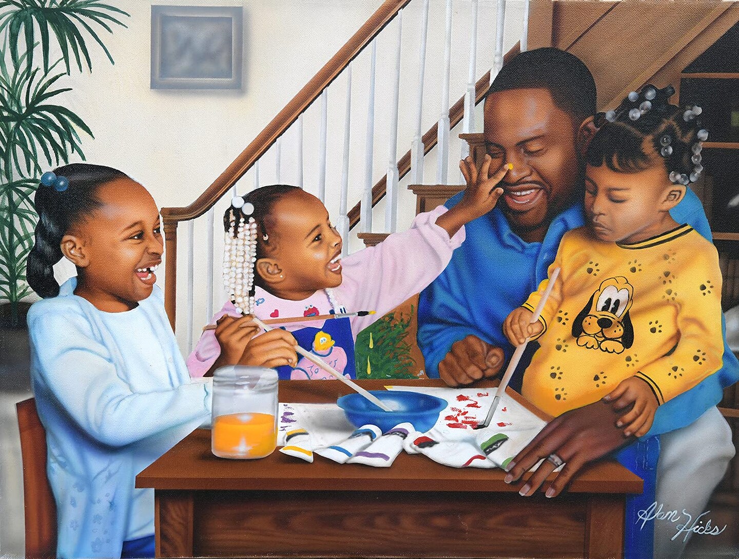 Sunsout Daddy&#x27;s Little Girls 500 pc Fathers Day Jigsaw Puzzle 57828