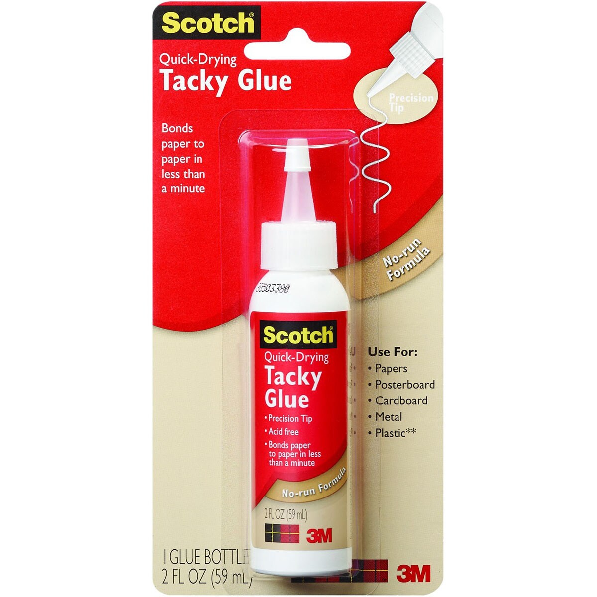 Scotch Quick Drying Tacky Glue 2oz Michaels