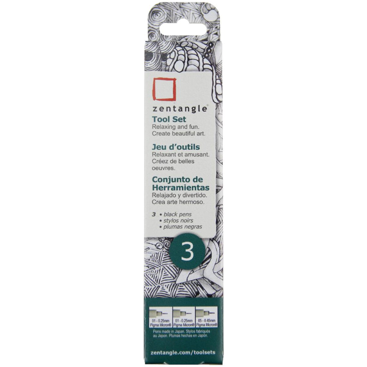 Sakura Zentangle Tool Set 3/Pkg