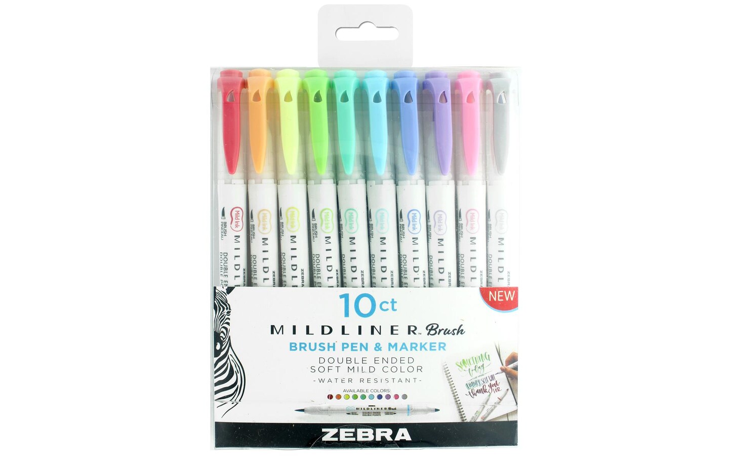 Zebra Mildliner Brush Marker Set 10pc Michaels