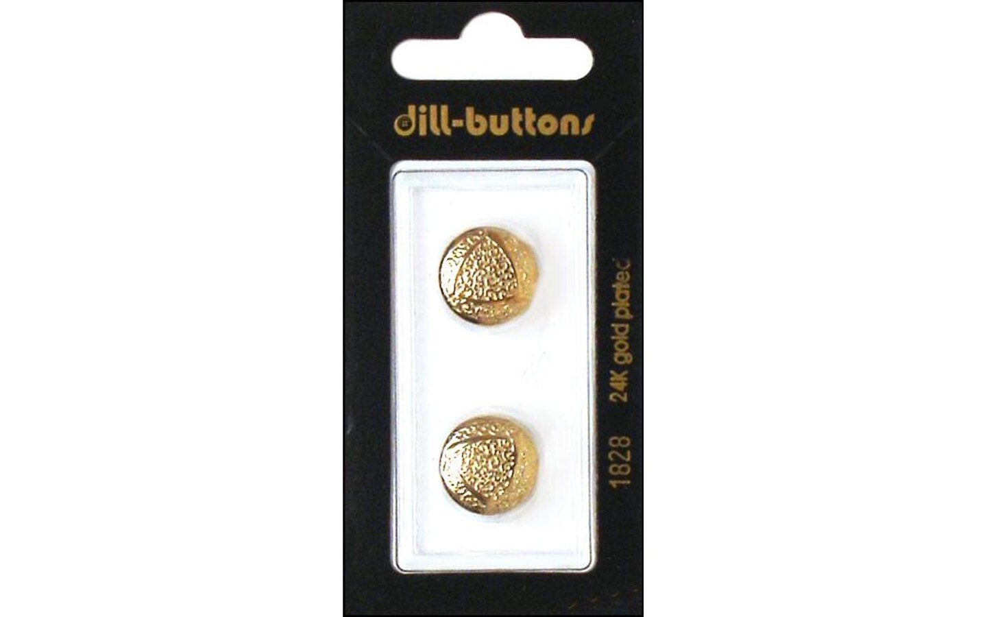 Dill Buttons 15mm 2pc Shank Metal Gold Michaels