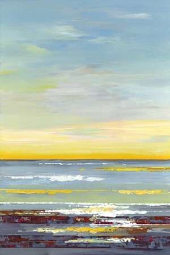 Gold Horizon Poster Print by Lera