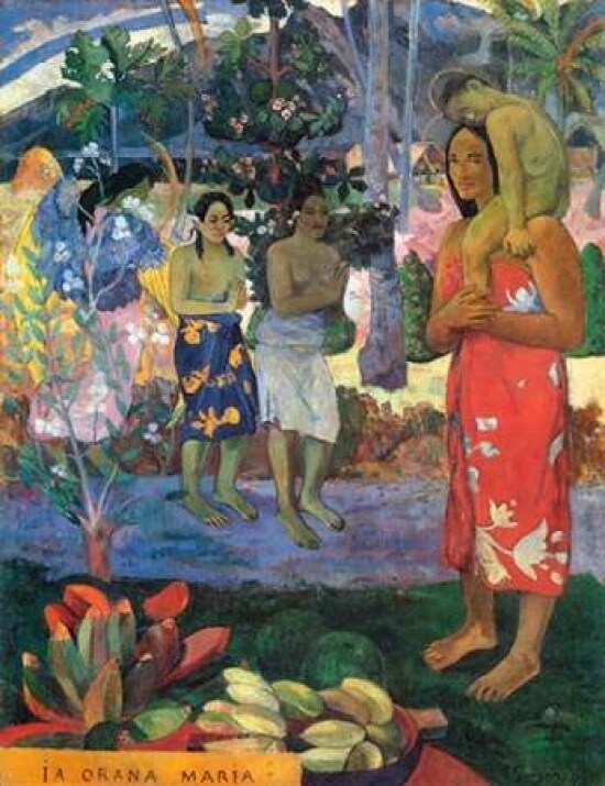 Hail Mary Poster Print by  Paul Gauguin - Item # VARPDX372983