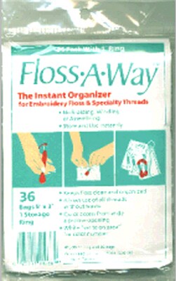 Action Bag Floss-A-Way Organizer 3x5 36/Pkg