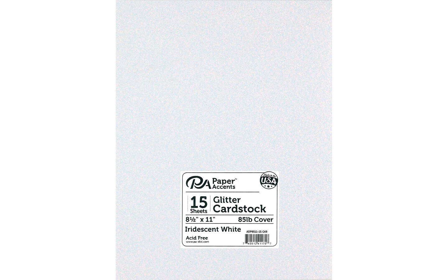 PA Paper Accents Glitter Cardstock 8.5