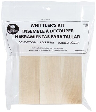Walnut Hollow Basswood Whittler&#x27;s Kit 3pc