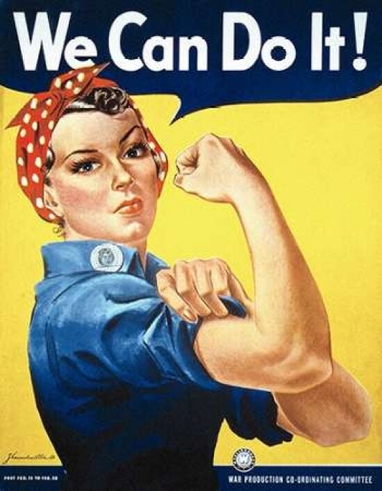Rosie the Riveter Poster Print by J. Howard Miller - Item # VARPDXM1223D