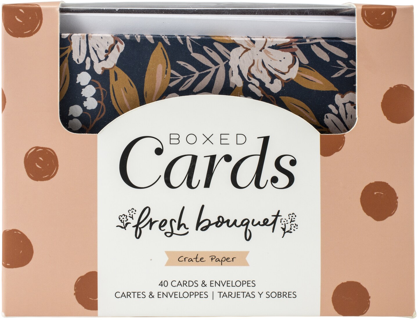 Crate Paper A2 Cards W/Envelopes (4.375"X5.75") 40/BoxFresh Bouquet