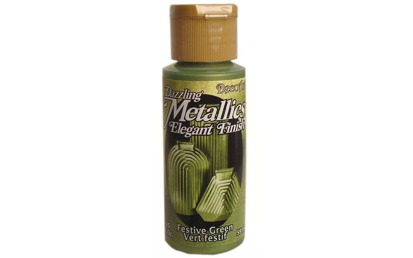 Dazzling Metallics Acrylic Paint 2oz Festive Green