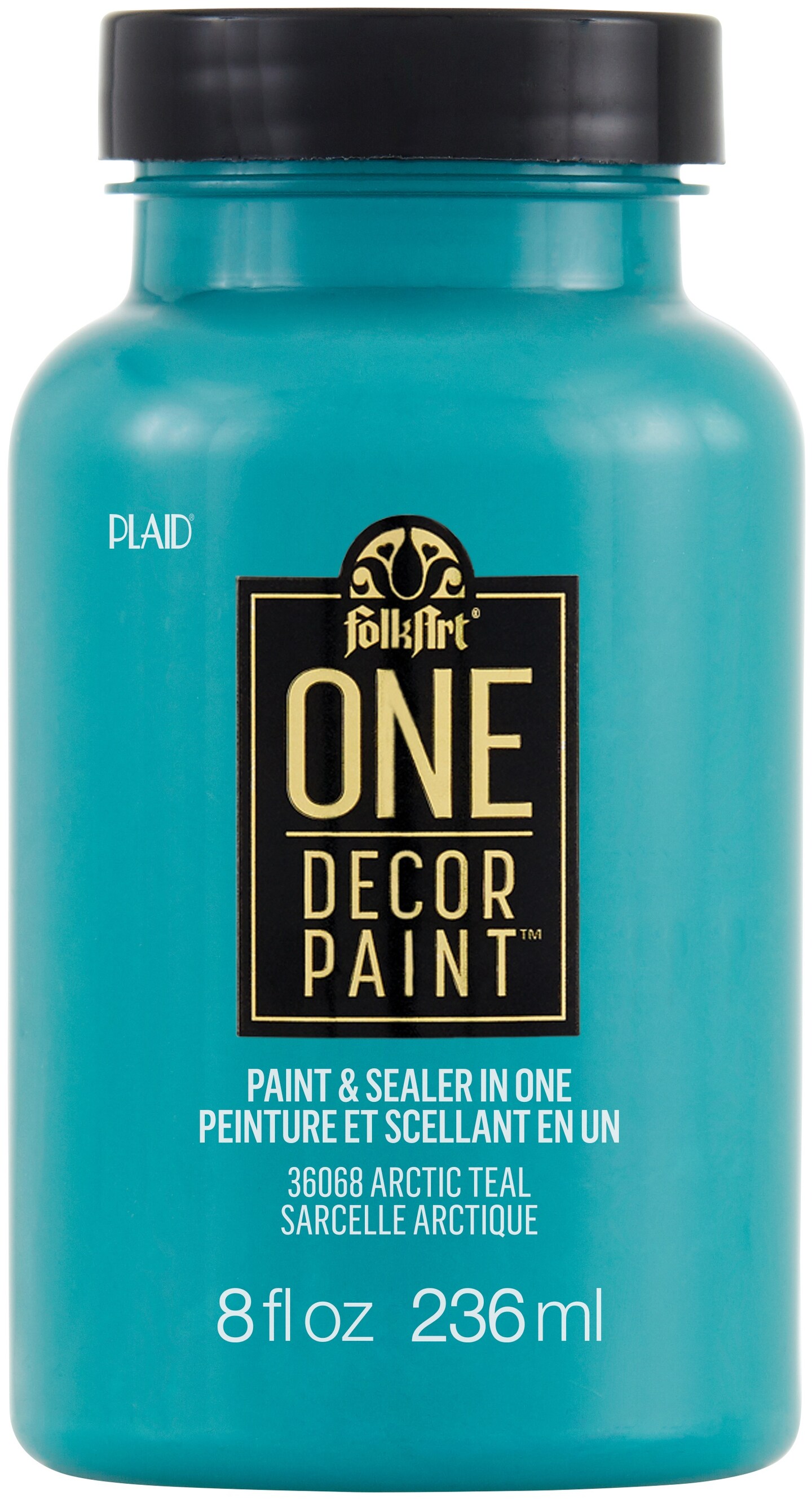 Folkart One Decor Satin Paint 8OzArctic Teal Michaels