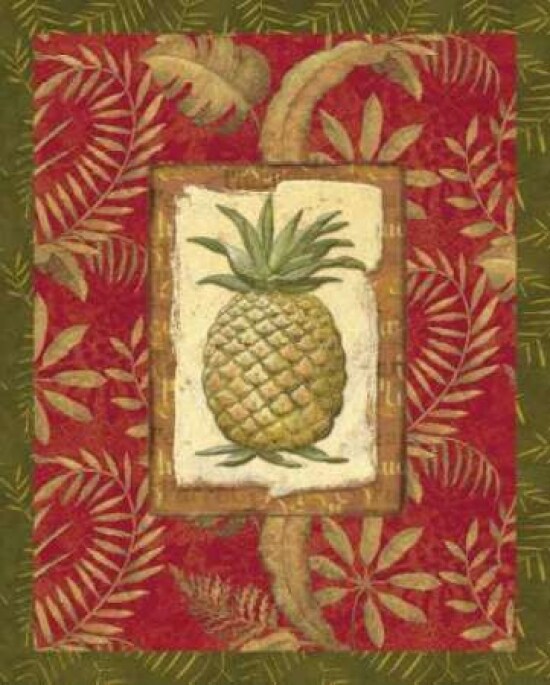 Exotica Pineapple Poster Print by Charlene Audrey - Item # VARPDXAUD012