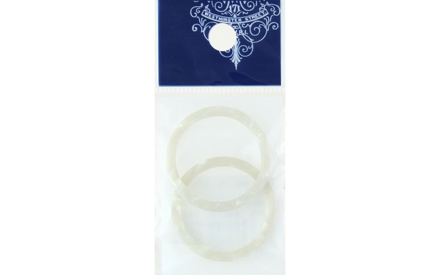 Resinate Plate Part Ring White 2pc
