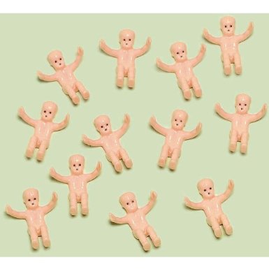 Tiny Baby Favor Charms 12 Count