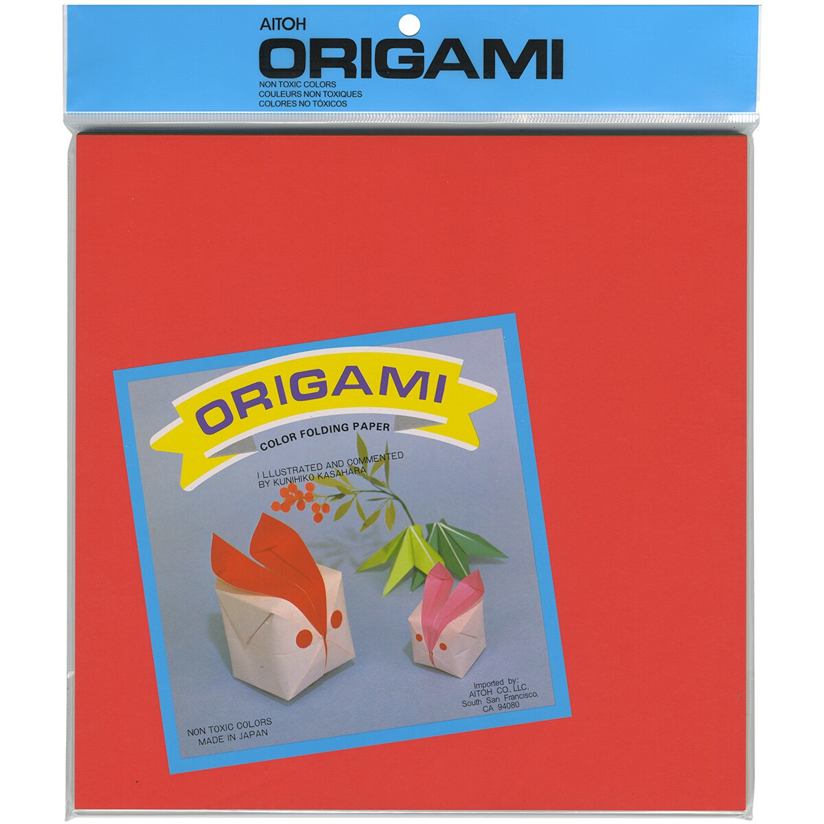 Aitoh Origami Paper 9.75&#x22;X9.75&#x22; 100/Pkg-Assorted Colors