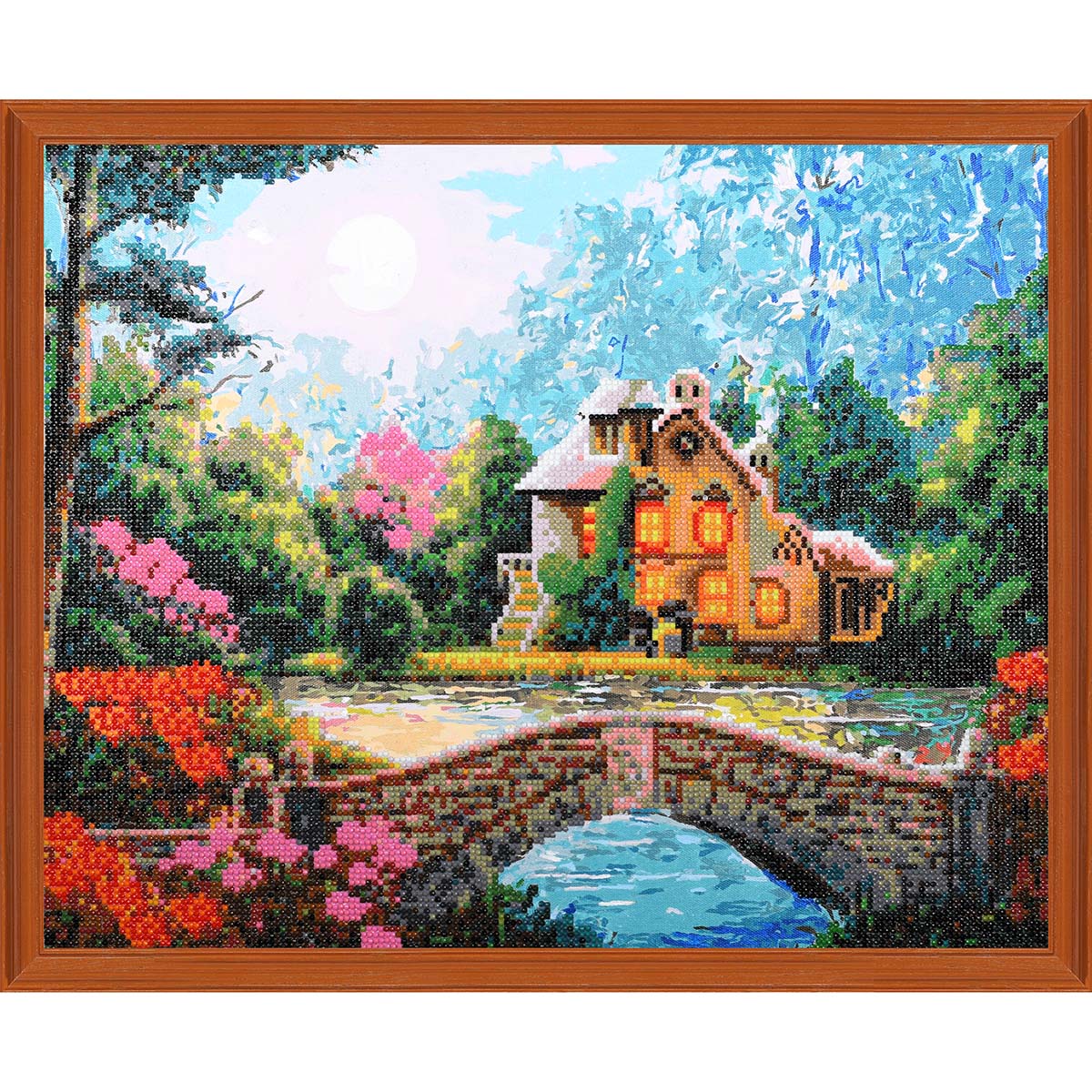Vervaco House in the Garden Dot PaintbyNumber Kit Michaels