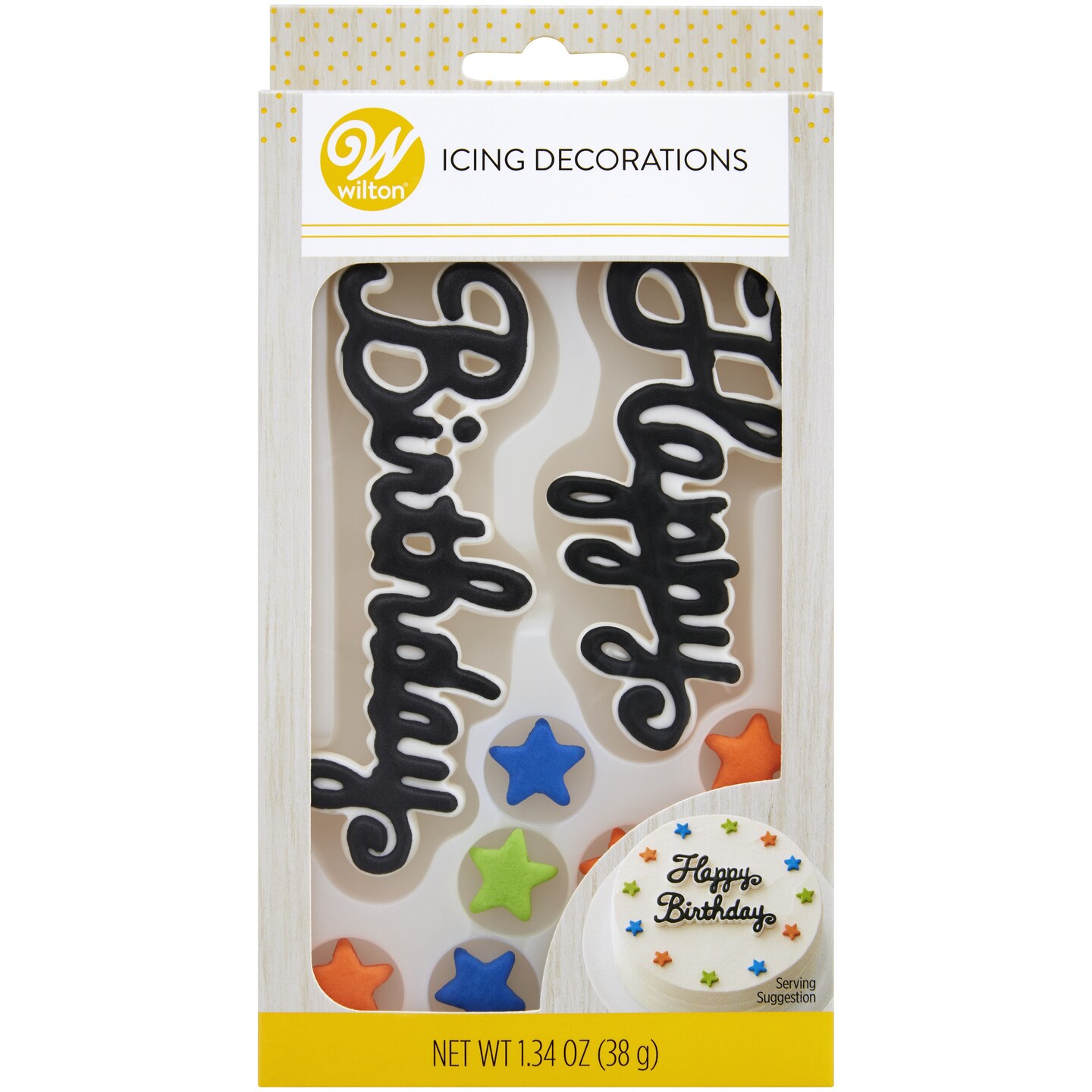 Wilton Royal Icing Decorations Happy Birthday Michaels