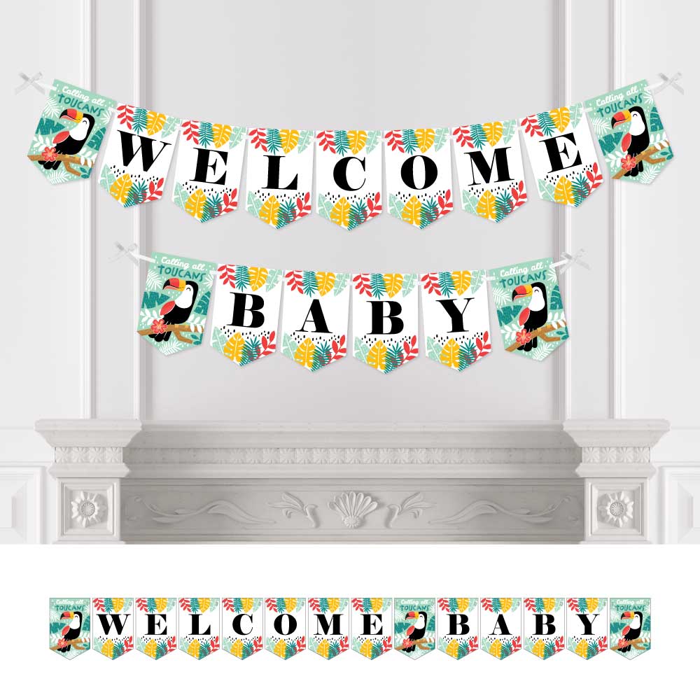 Big Dot of Happiness Calling All Toucans Tropical Bird Baby Shower
