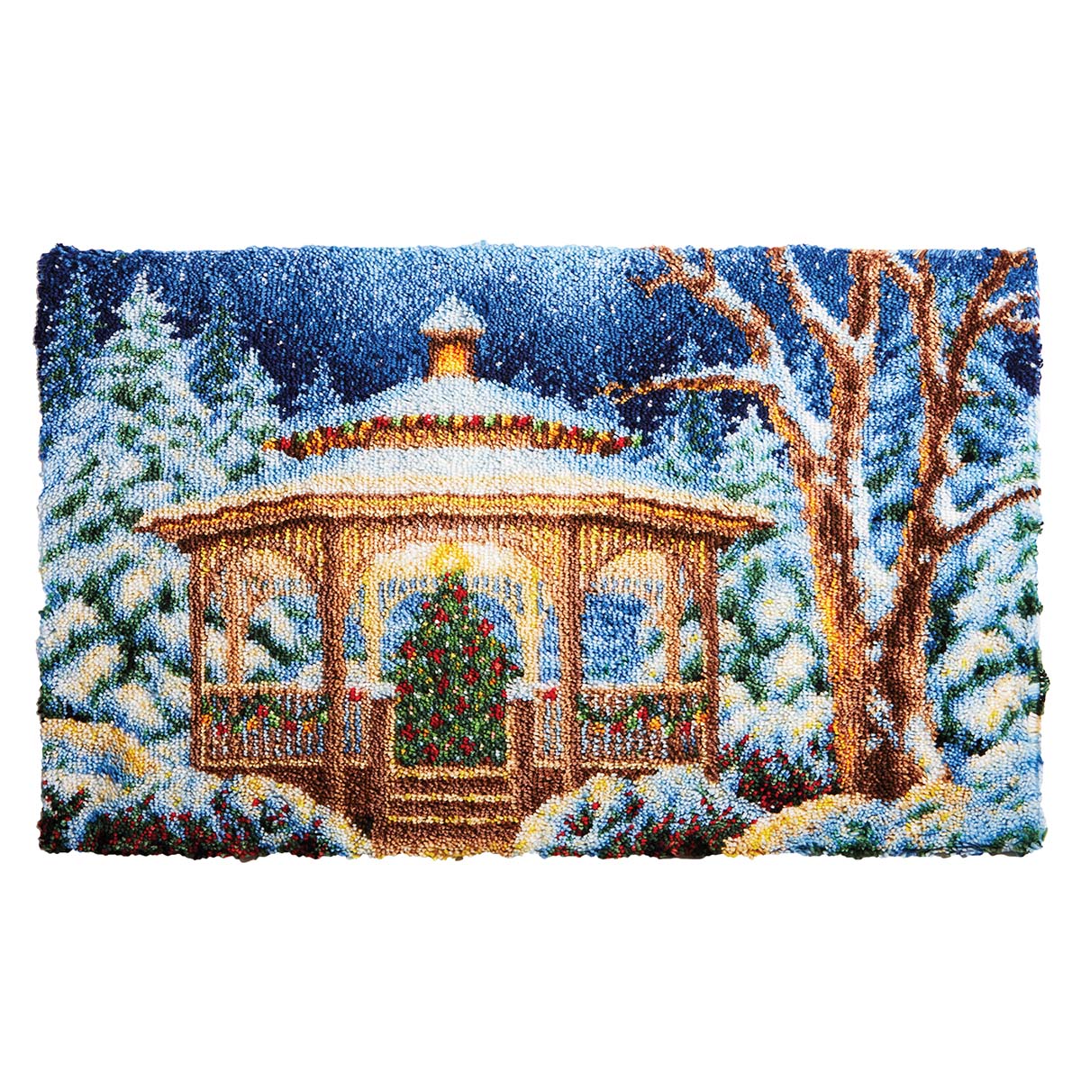 Herrschners Christmas Glow Latch Hook Kit Michaels