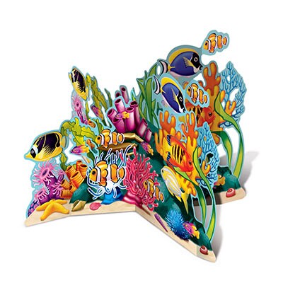 3-D Coral Reef Stand-Up