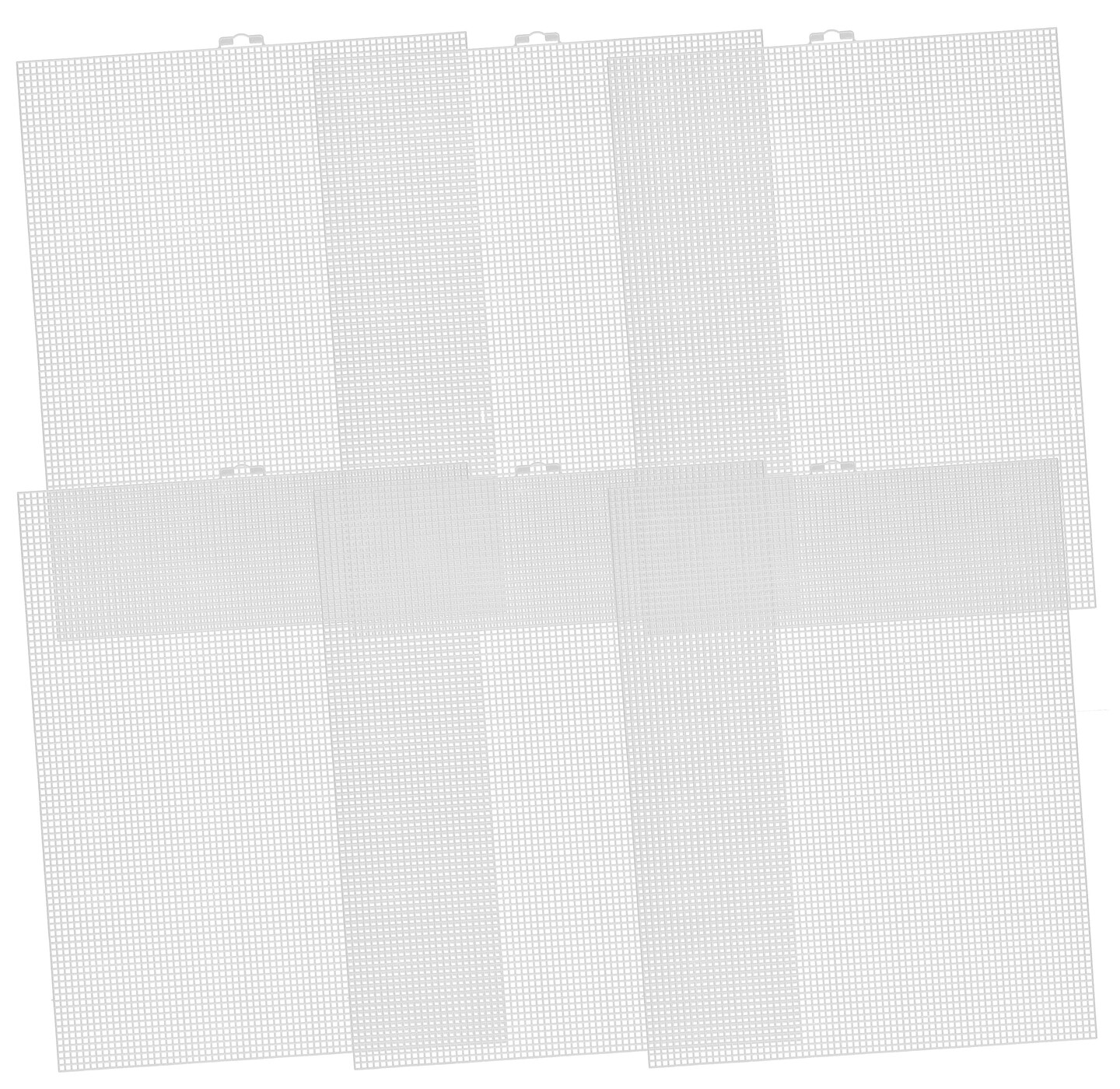 Janlynn Clear Plastic Canvas Sheets - 10.5" x 13.5" - 6 pieces