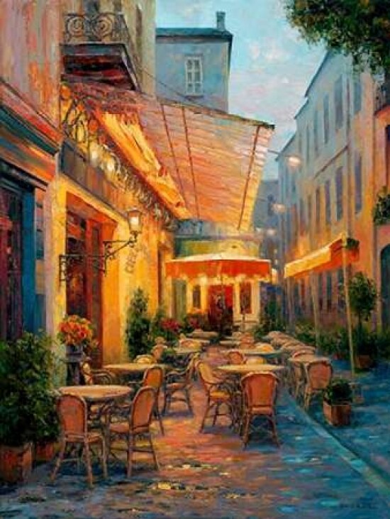 Caf  Van Gogh 2008 Arles France Poster Print by Haixia Liu - Item # VARPDXL740D