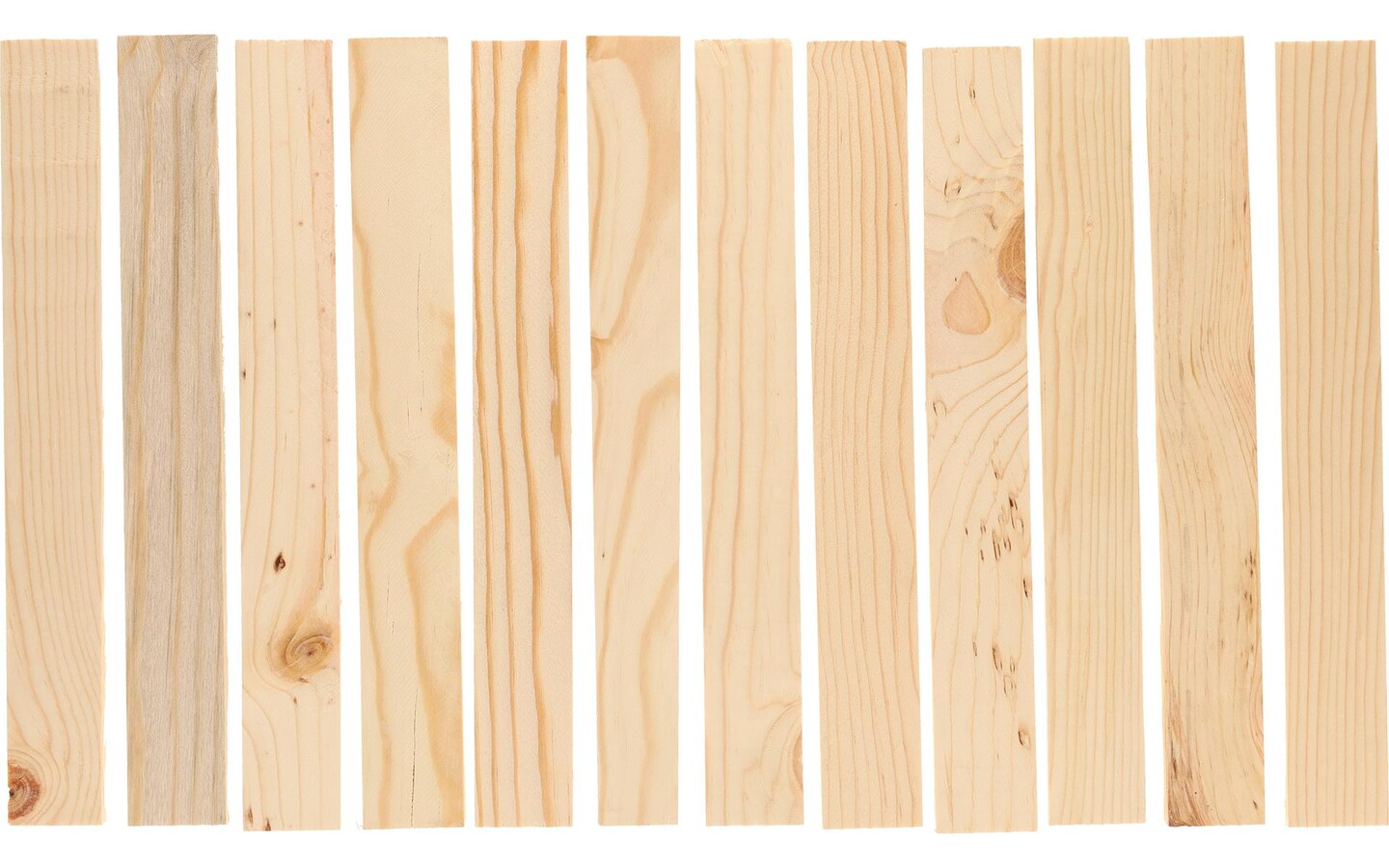 Good Wood Slat Pine 12x1.5&#x22; 12pc