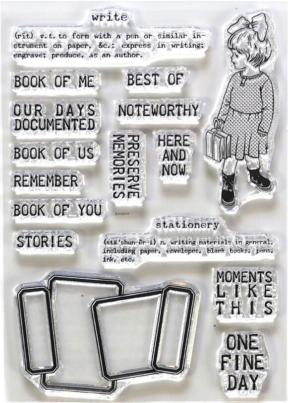 Elizabeth Craft Clear Stamps-Noteworthy