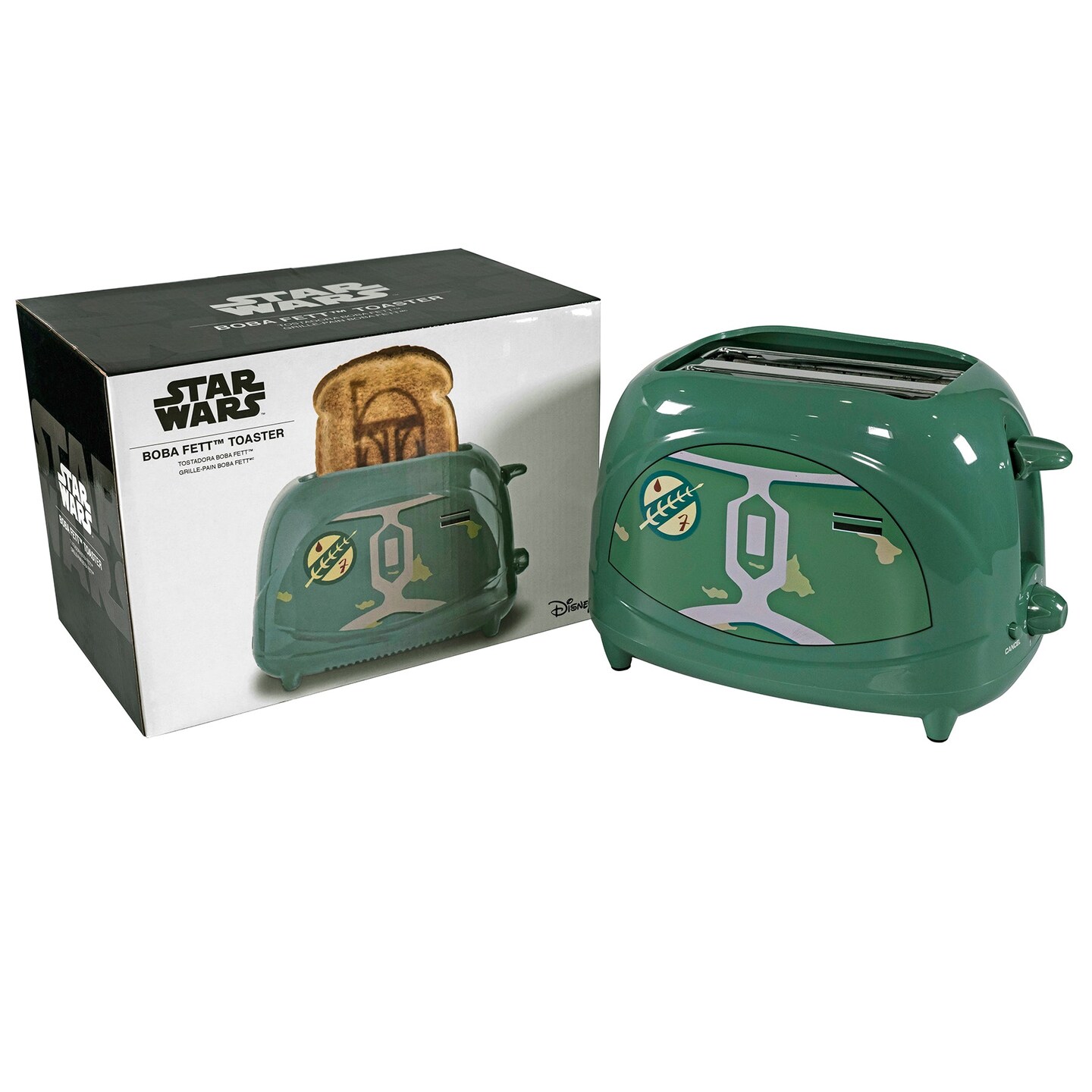Uncanny Brands Star Wars Boba Fett Two-Slice Toaster