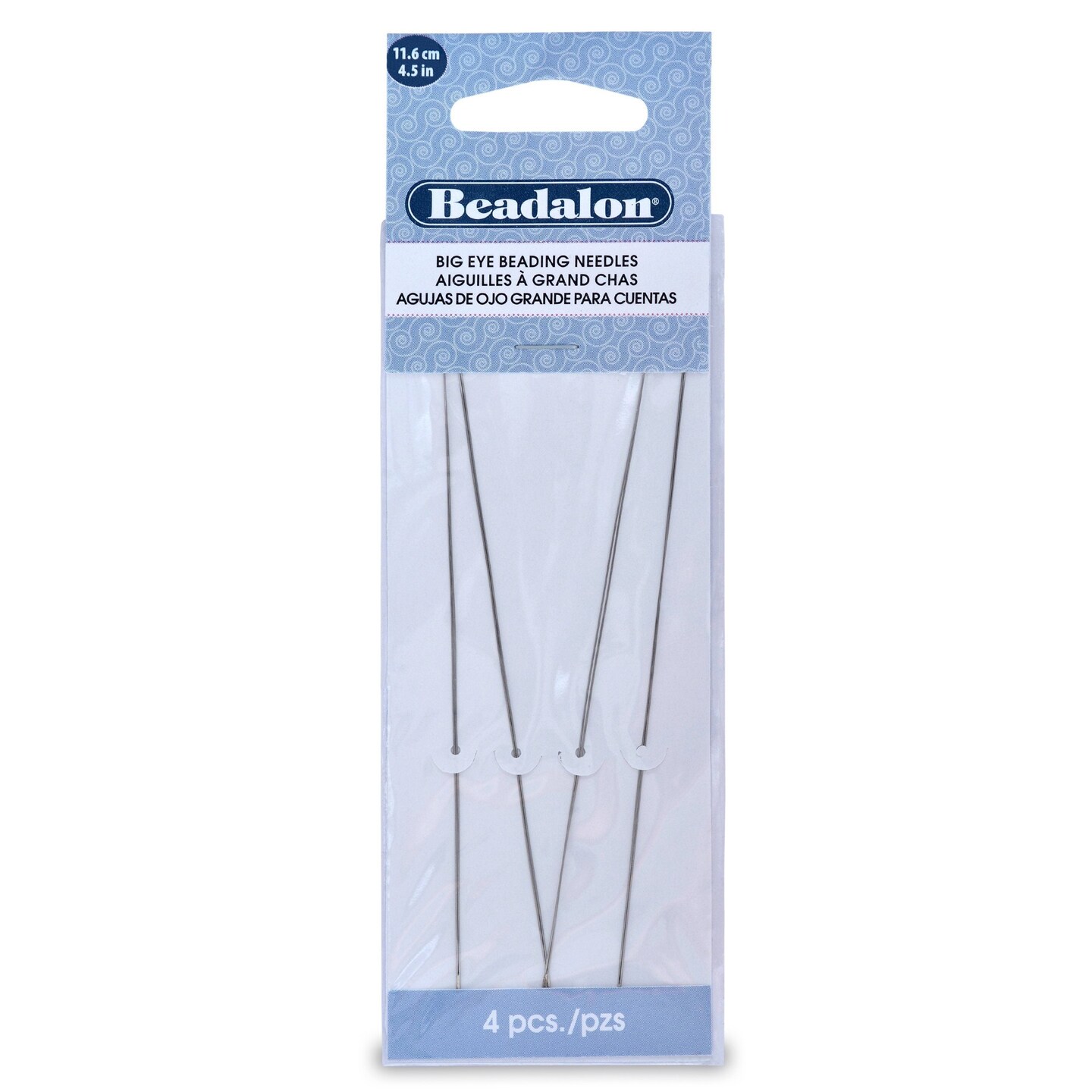 Big Eye Beading Needles, 4.5 in (12.7 Cm), 4 Pc Michaels