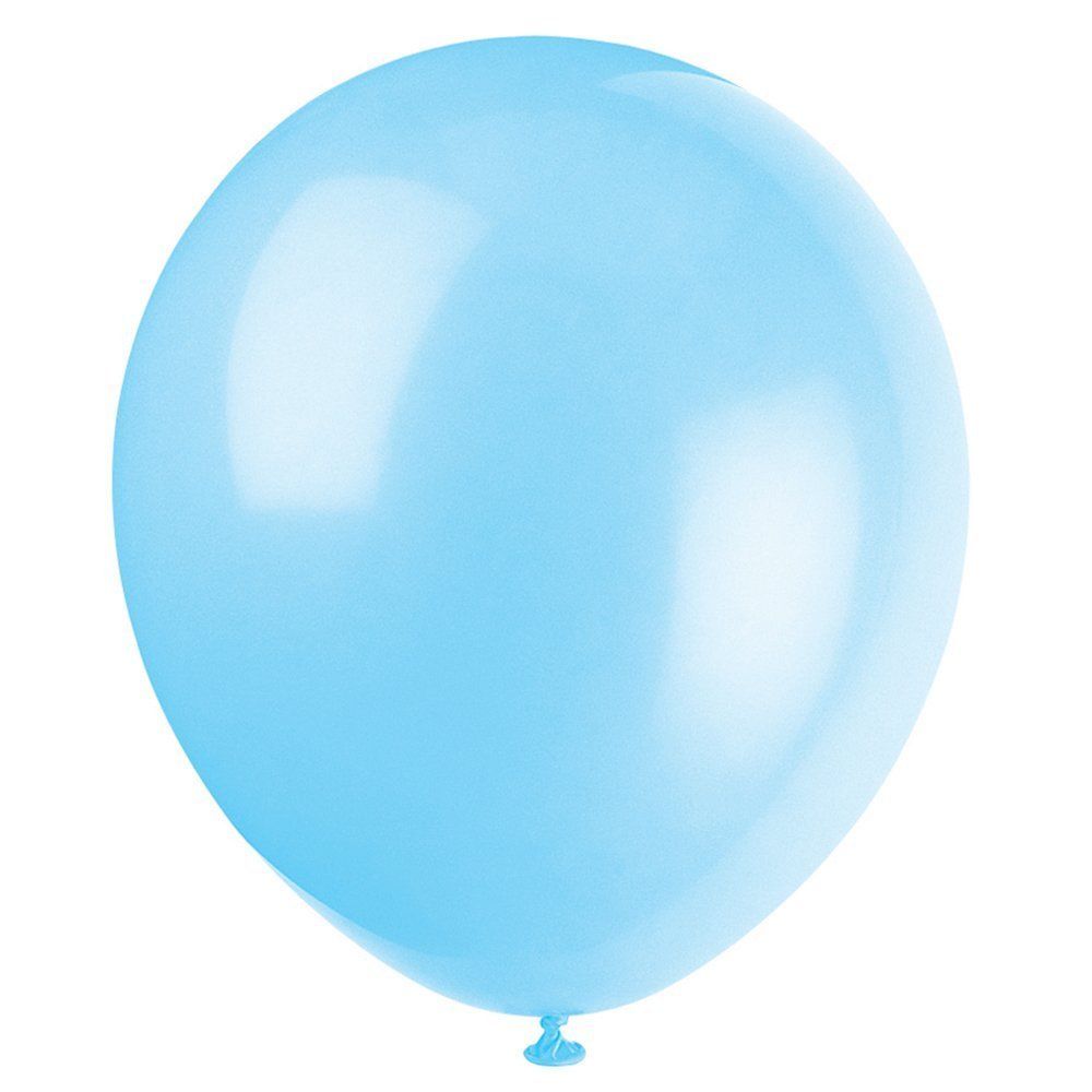 12&#x22; Baby Blue Balloons 72 Count