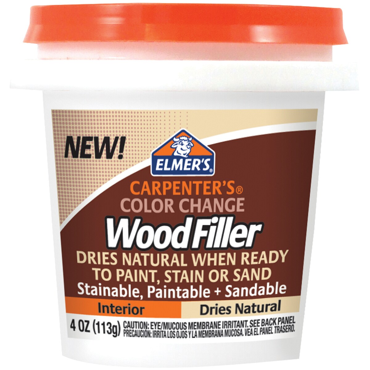 Elmer&#x27;s Color Change Wood Filler-4oz Natural