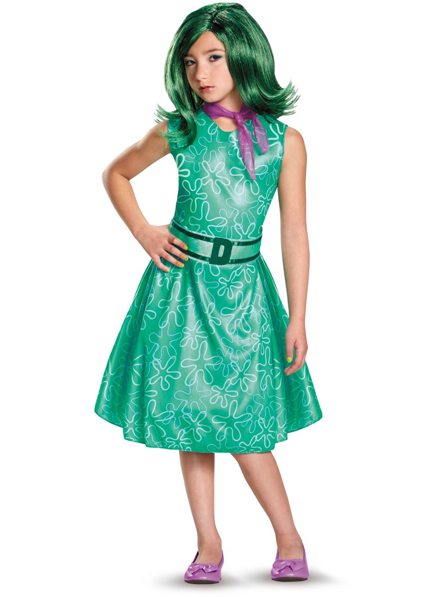 Inside Out Disgust Classic Girl&#x27;s Costume