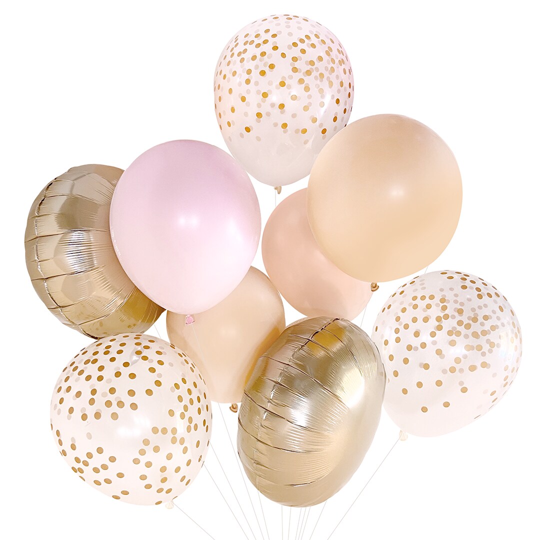 Balloon Bouquet - Blush &#x26; Gold