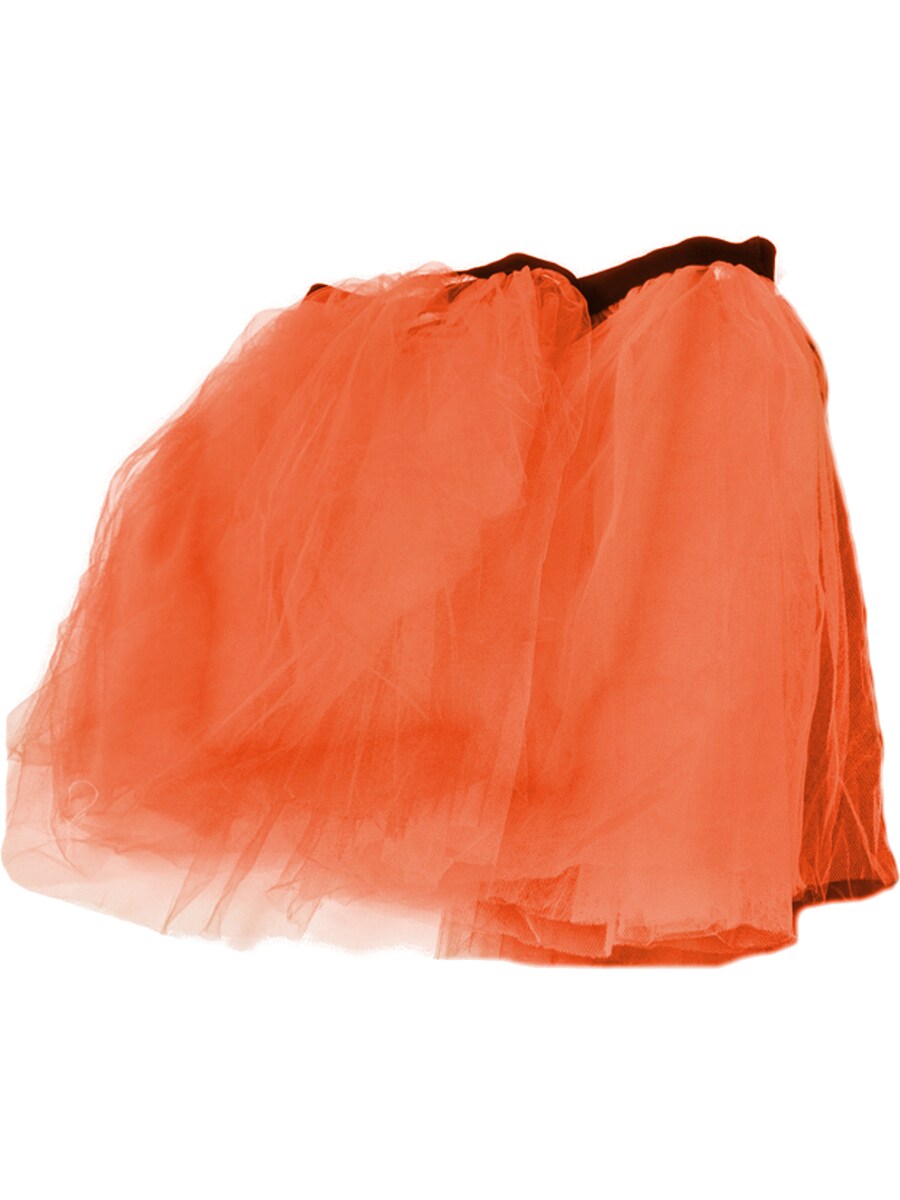 Orange Retro 80s Colorful Neon Assorted Color Tu Tu Tutu Skirt Costume Accessory